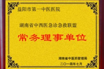 湖南省中西医急诊急救联盟常务理事单位