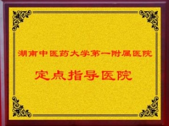 湖南中医药大学第一附属医院定点指导医院